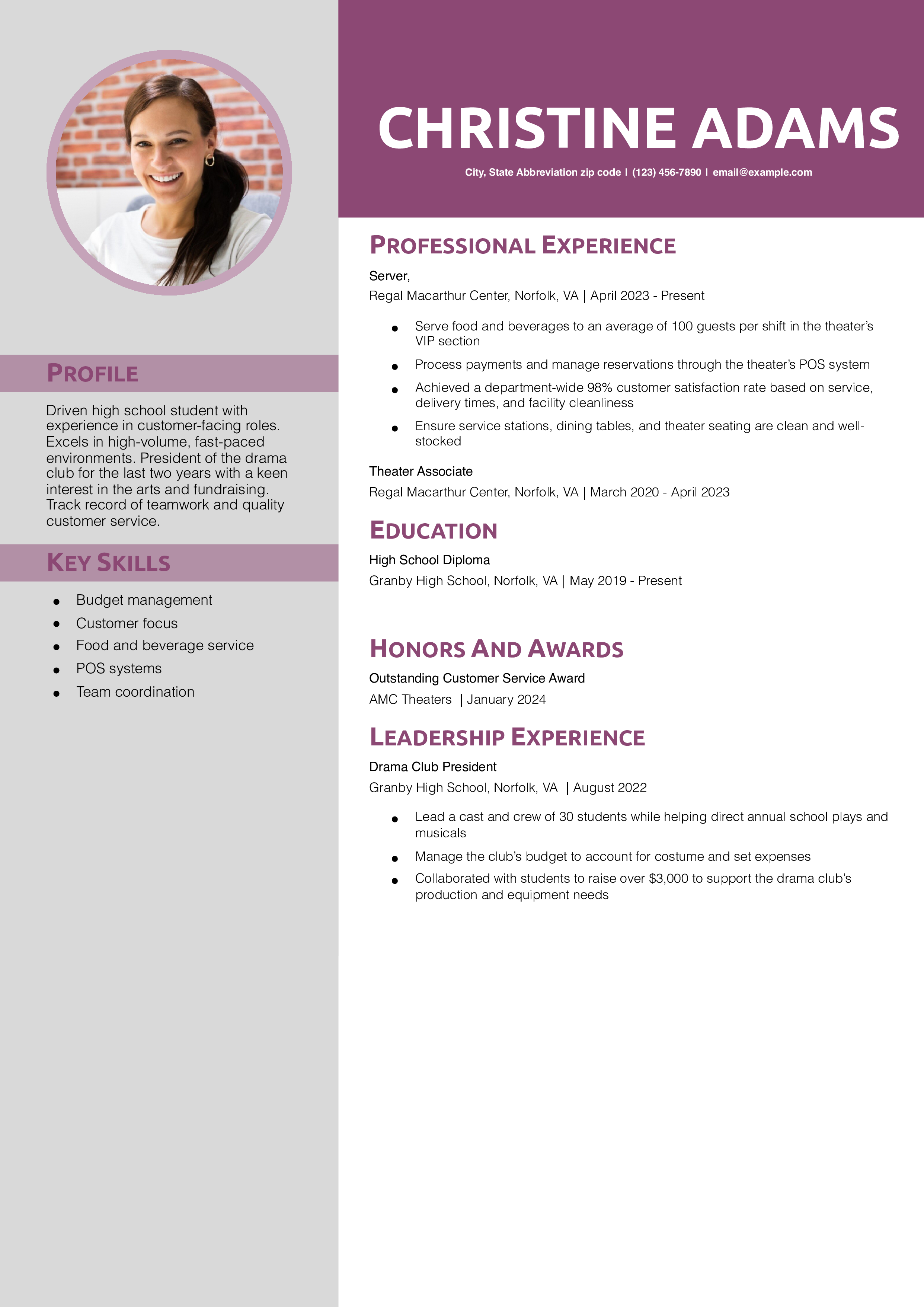 Volunteer Resume Templates